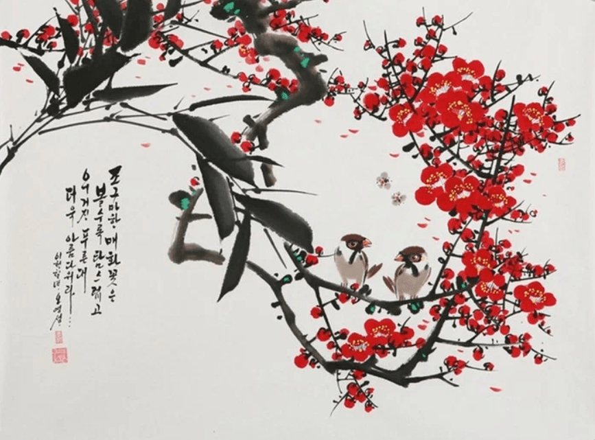 Корейская живопись на шелке.png